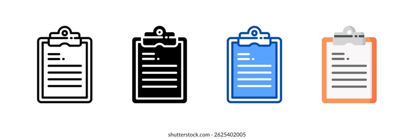 Conjunto de conjuntos de ícones de documento. Coleção de ícones de estilo múltiplo perfeita para sites, aplicativos e apresentações. Coleção de ícones de vetor simples