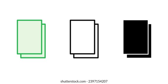 Document icon set. Paper icon. File Icon