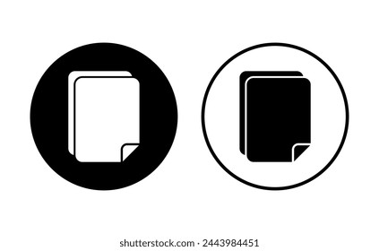 Document icon set. Paper icon. File Icon