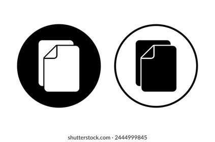Document icon set. Paper icon. File Icon