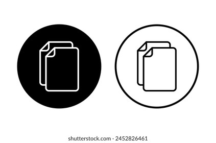 Document icon set. Paper icon. File Icon