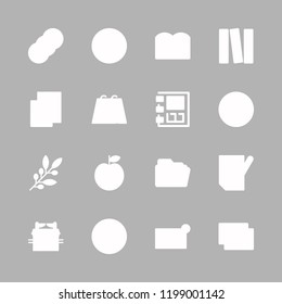 document icon set. vector set about business card, hebrew, music folder and quill icons set.