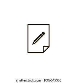 document icon. sign design