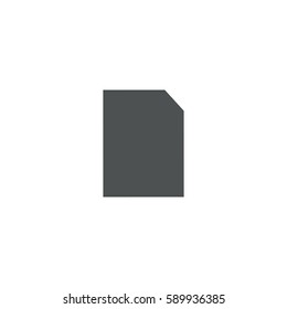 document icon. sign design
