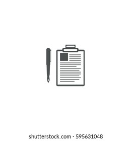 document icon. sign design