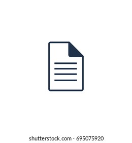 document icon. sign design