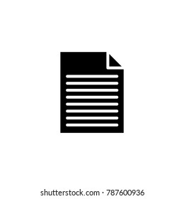 document icon. sign design