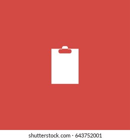 document icon. sign design. red background