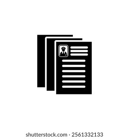 Document icon. Sign up icon, regiester or registration Icon vector simple element illustration