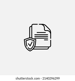 Symbol des Dokumentzeichens, Vektorsymbol, Symbol, Logo-Illustration für Web und Mobile