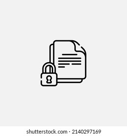 Document icon sign vector,Symbol, logo illustration for web and mobile