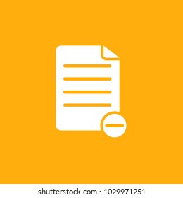 Document Icon, stock vector, eps10.