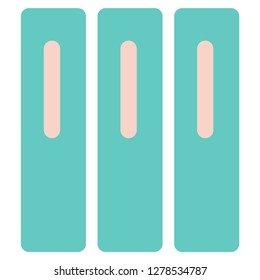 Document icon stock vector illustration flat design style, Vector