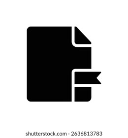 Document Icon with Success Flag - Symbolizing Achievement and Growth