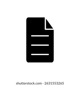 Document icon symbol for apps and websites. edit document. Paper sign and symbol. File Icon