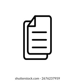 Document icon symbol for apps and websites. edit document. Paper sign and symbol. File Icon