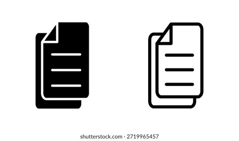 Symbol des Dokuments für Apps und Websites. Dokument bearbeiten. Papierzeichen und -symbol. Dateisymbol