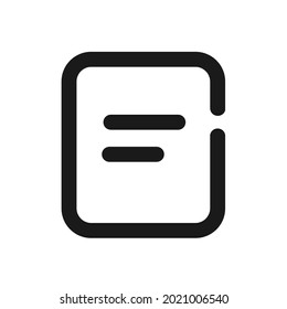 document icon or symbol design
