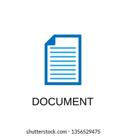 Document icon. Document symbol design. Stock - Vector illustration can be used for web