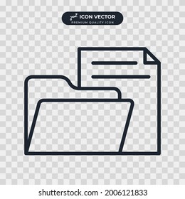 document icon symbol template for graphic and web design collection logo vector illustration