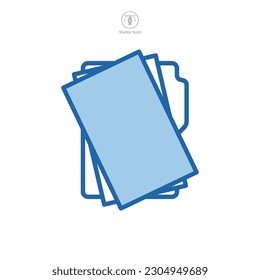document icon symbol template for graphic and web design collection logo vector illustration