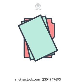 document icon symbol template for graphic and web design collection logo vector illustration