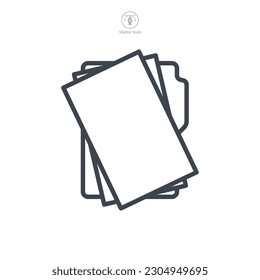 document icon symbol template for graphic and web design collection logo vector illustration