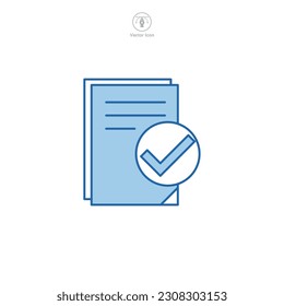 Symbol für Dokumentsymbol Vorlage für Grafik- und Webdesign-Kollektion Logo Vektorgrafik