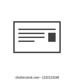 Document icon symbol vector