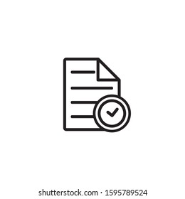 Document icon symbol vector illustration