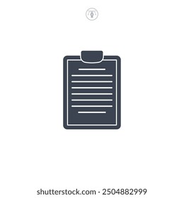 Document icon symbol vector illustration isolated on white background