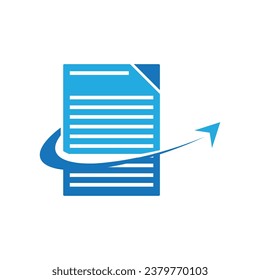 Document Icon And Symbol Vector Template Illustration
