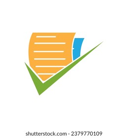 Document Icon And Symbol Vector Template Illustration