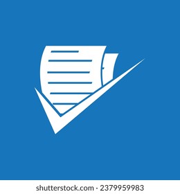 Document Icon And Symbol Vector Template Illustration