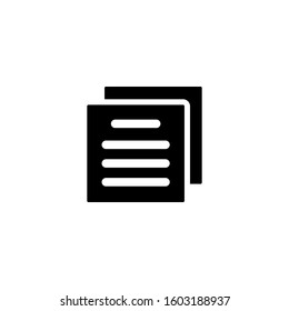 Document icon template. Vector illustration 
