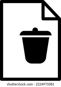 Document icon in trendy flat style isolated on background 2.eps
