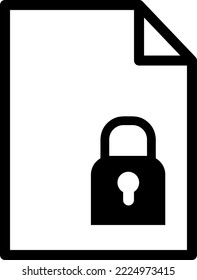 Document icon in trendy flat style isolated on background.eps
