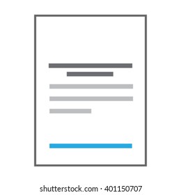 Document Icon - Vector