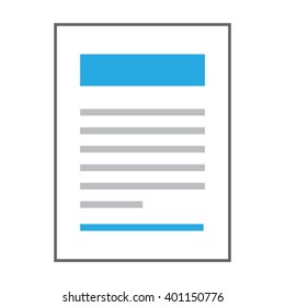 Document Icon - Vector