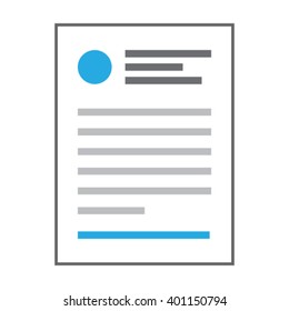 Document Icon - Vector
