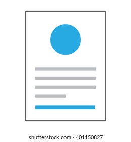 Document Icon - Vector