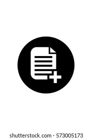 Document icon, Vector