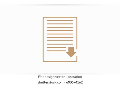 Document Icon Vector