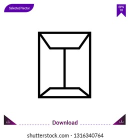 document icon  vector . Best modern, simple, isolated, dialogue-set , logo, flat icon for website design or mobile applications, UI / UX design vector format