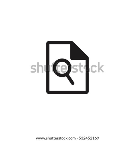 document icon vector, can be used for web and mobile design