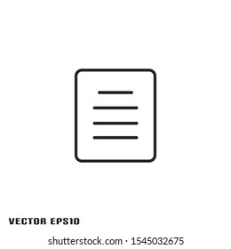 document icon vector design element logo template