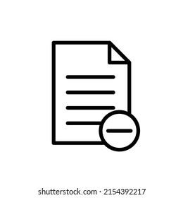 Document Icon Vector Design Illustrator
