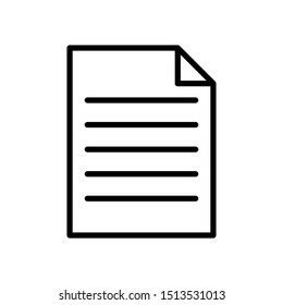 document icon vector design style template