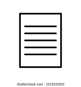 document icon vector design style template