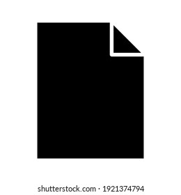 Document icon vector. File icon illustration